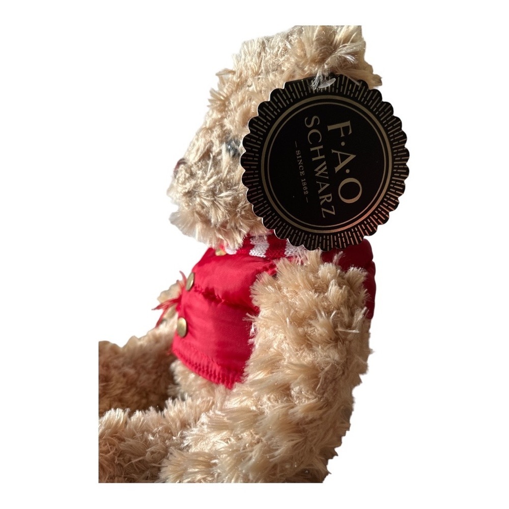 Fao Schwarz 12-inch Anniversary Bear Toy Plush - Picture 3 of 6